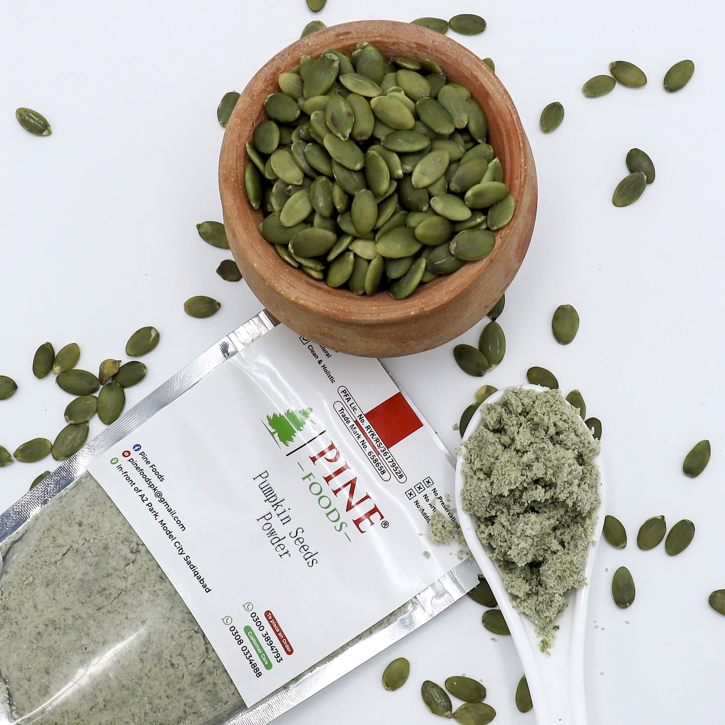 Pine Pumpkin Seeds |Green|Nutrient-Rich پمپکن سیڈز (بغیر چھلکا)
