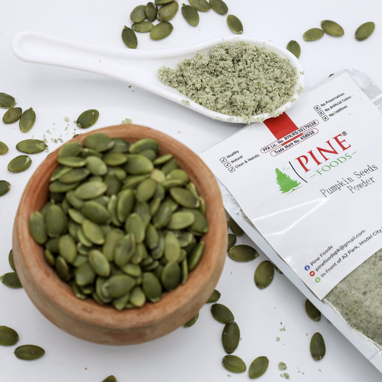 Pine Pumpkin Seeds |Green|Nutrient-Rich پمپکن سیڈز (بغیر چھلکا)