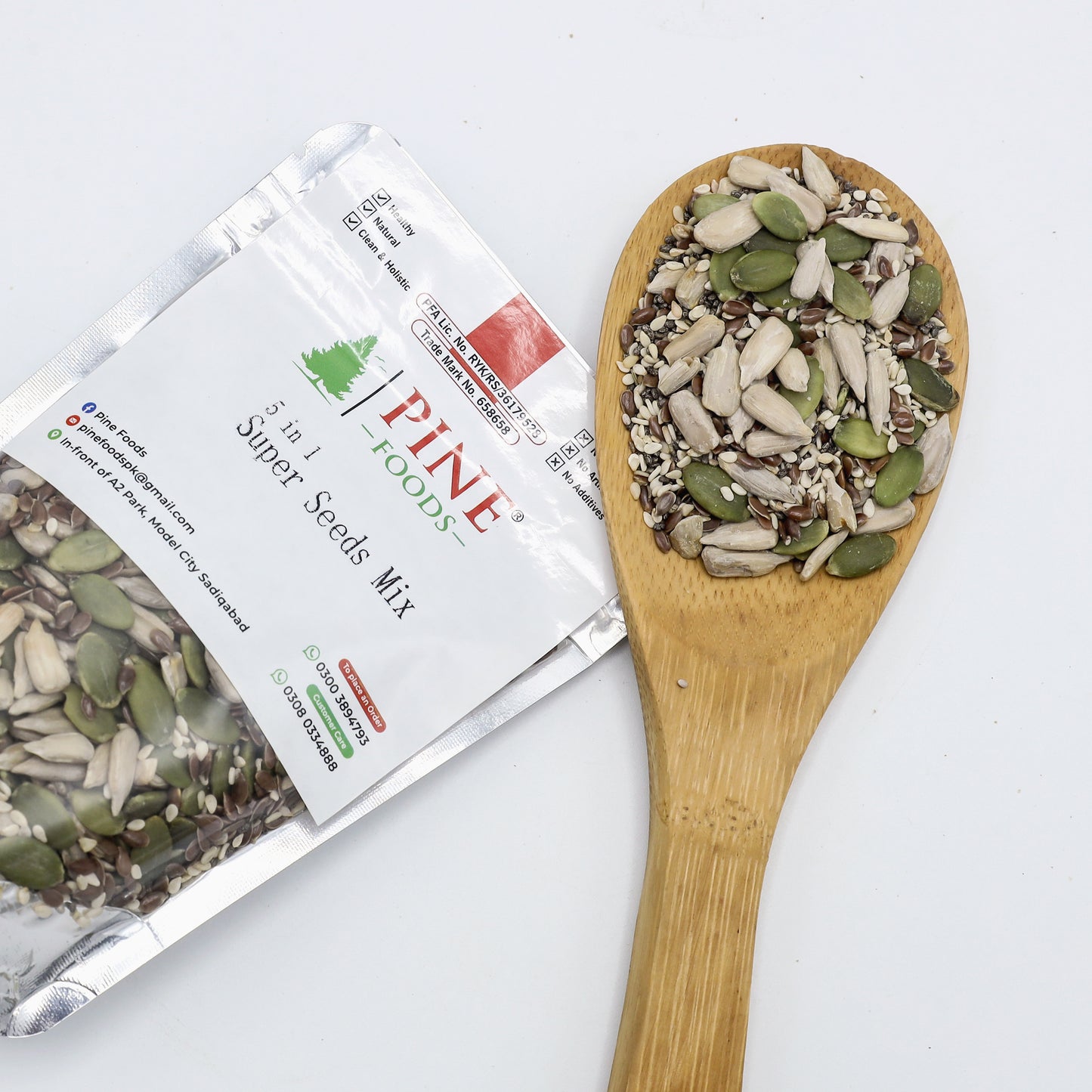 Pine Super Seeds Mix | 5 in 1| Daily Nutrition for Energy, Weight & Skin