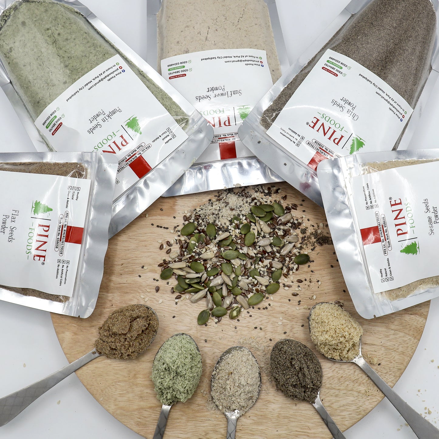 Pine Super Seeds Mix | 5 in 1| Daily Nutrition for Energy, Weight & Skin