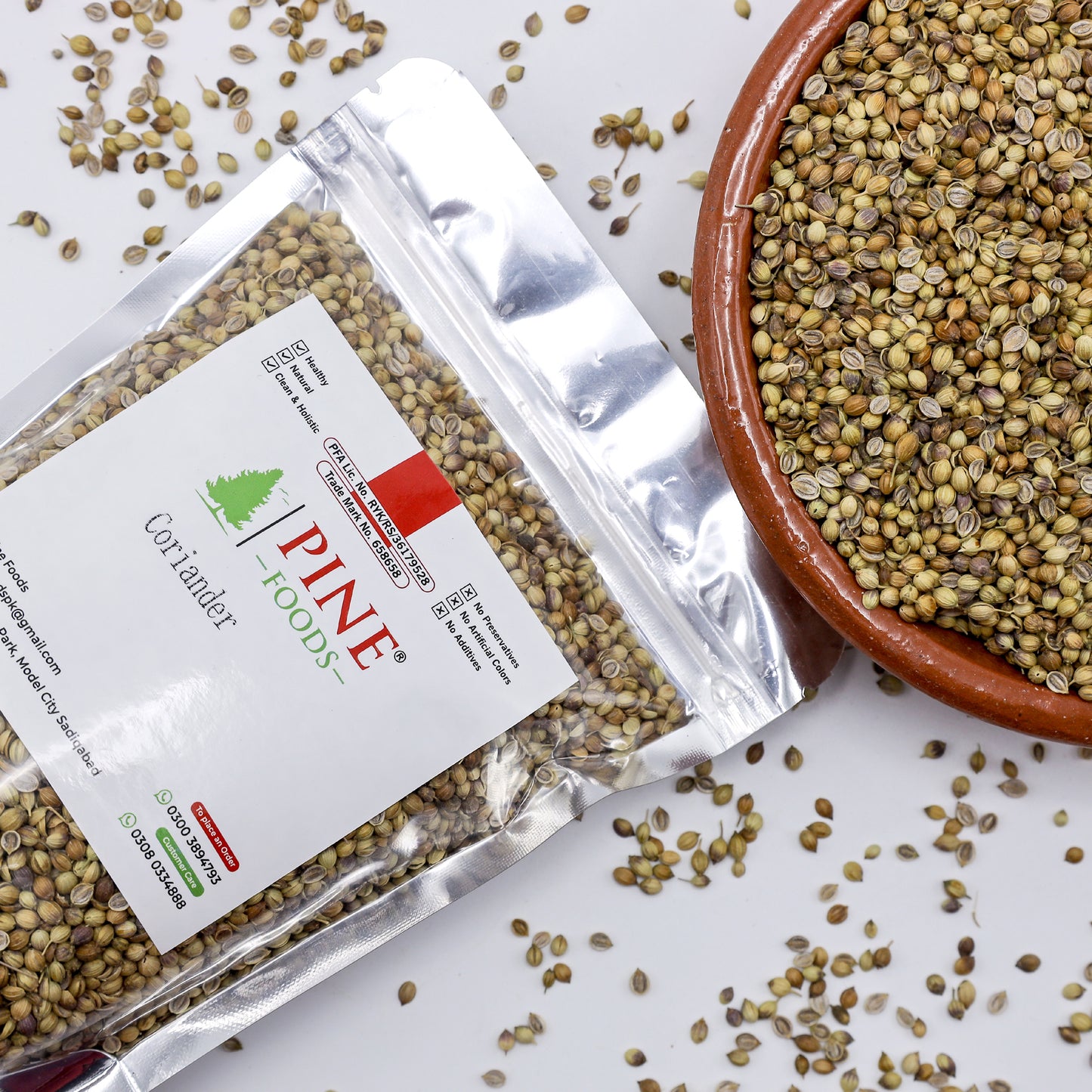 Pine Coriander Seeds (Dhaniya| دھنیا)Bold Flavor&Fresh Aroma