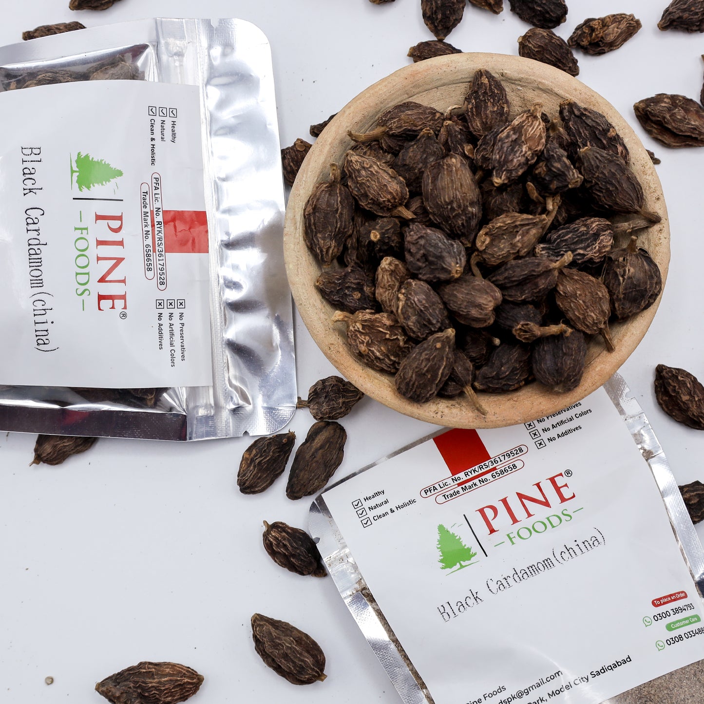 Pine Black Cardamom (Bari Elaichi China | بڑی الائچی چائنا)