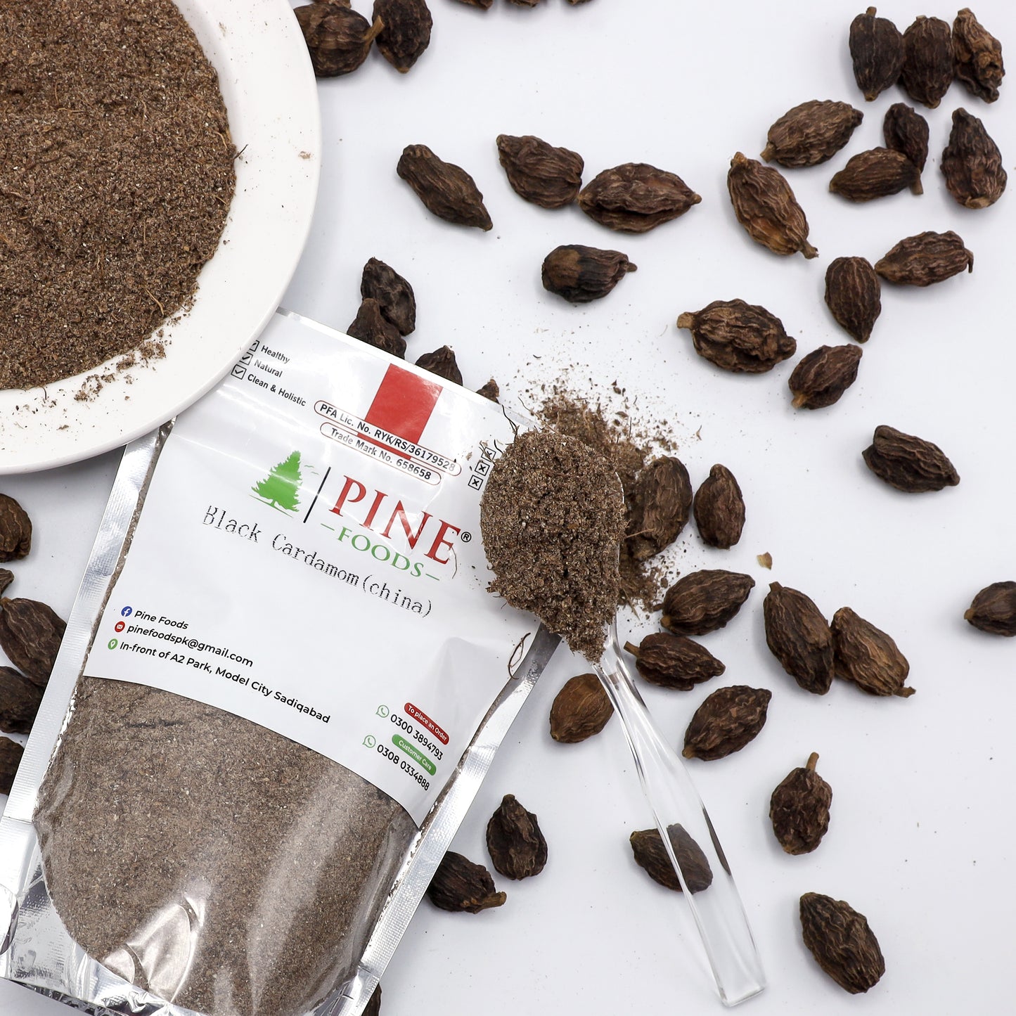 Pine Black Cardamom (Bari Elaichi China | بڑی الائچی چائنا)