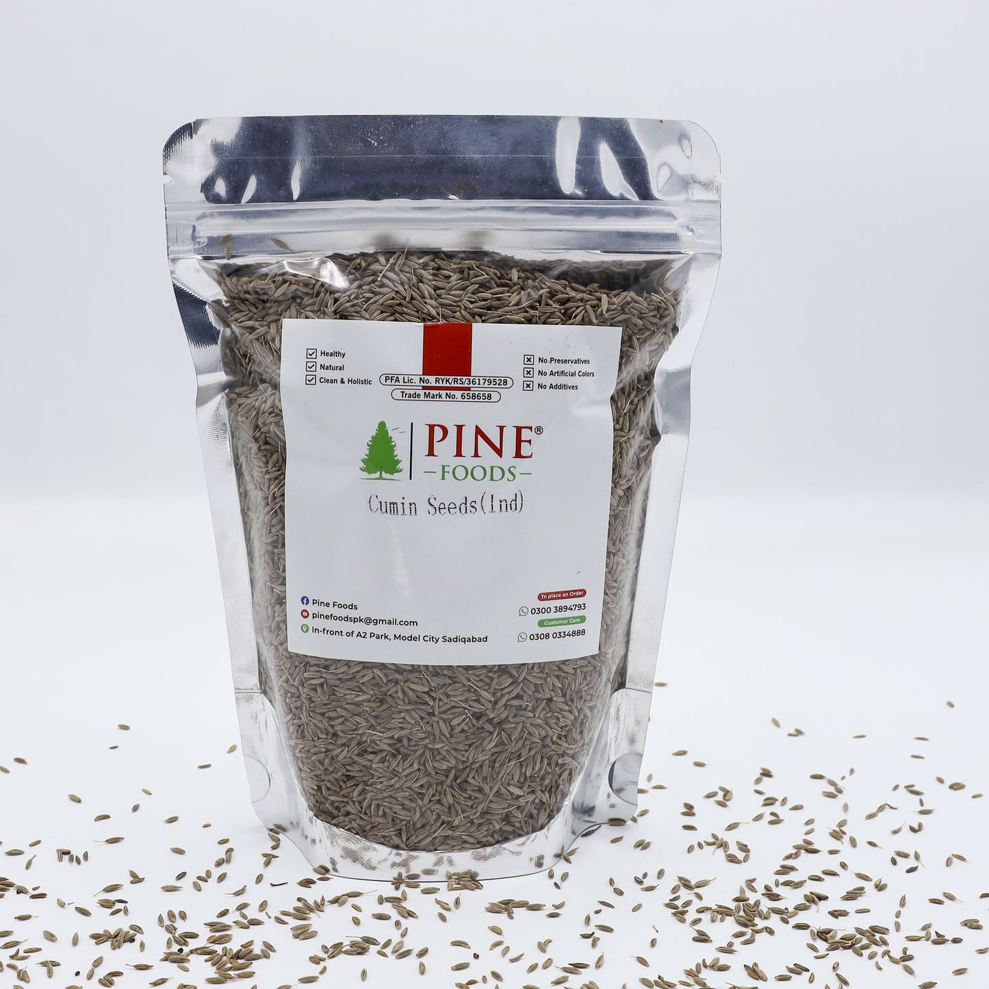 Pine White Cumin Seeds (Indian Zeera | انڈین زیرہ)