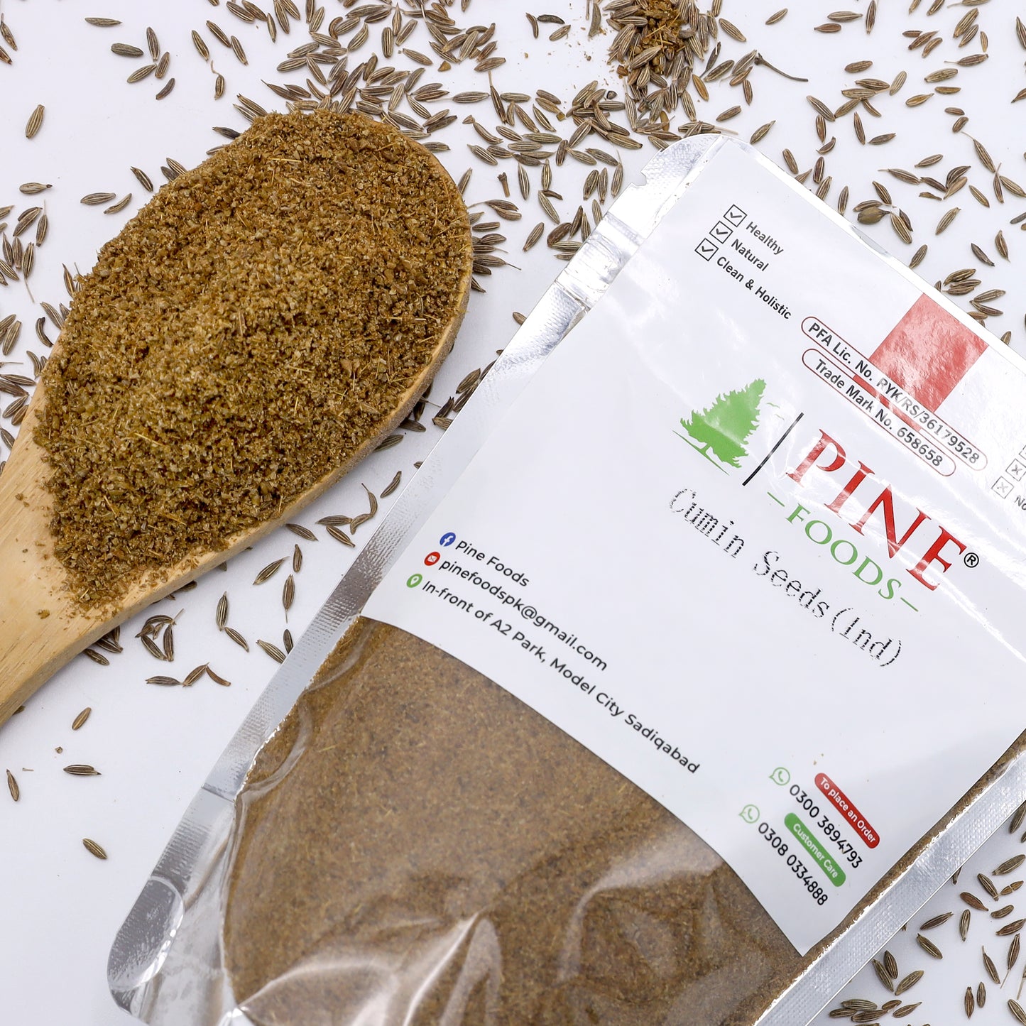 Pine White Cumin Seeds (Indian Zeera | انڈین زیرہ)