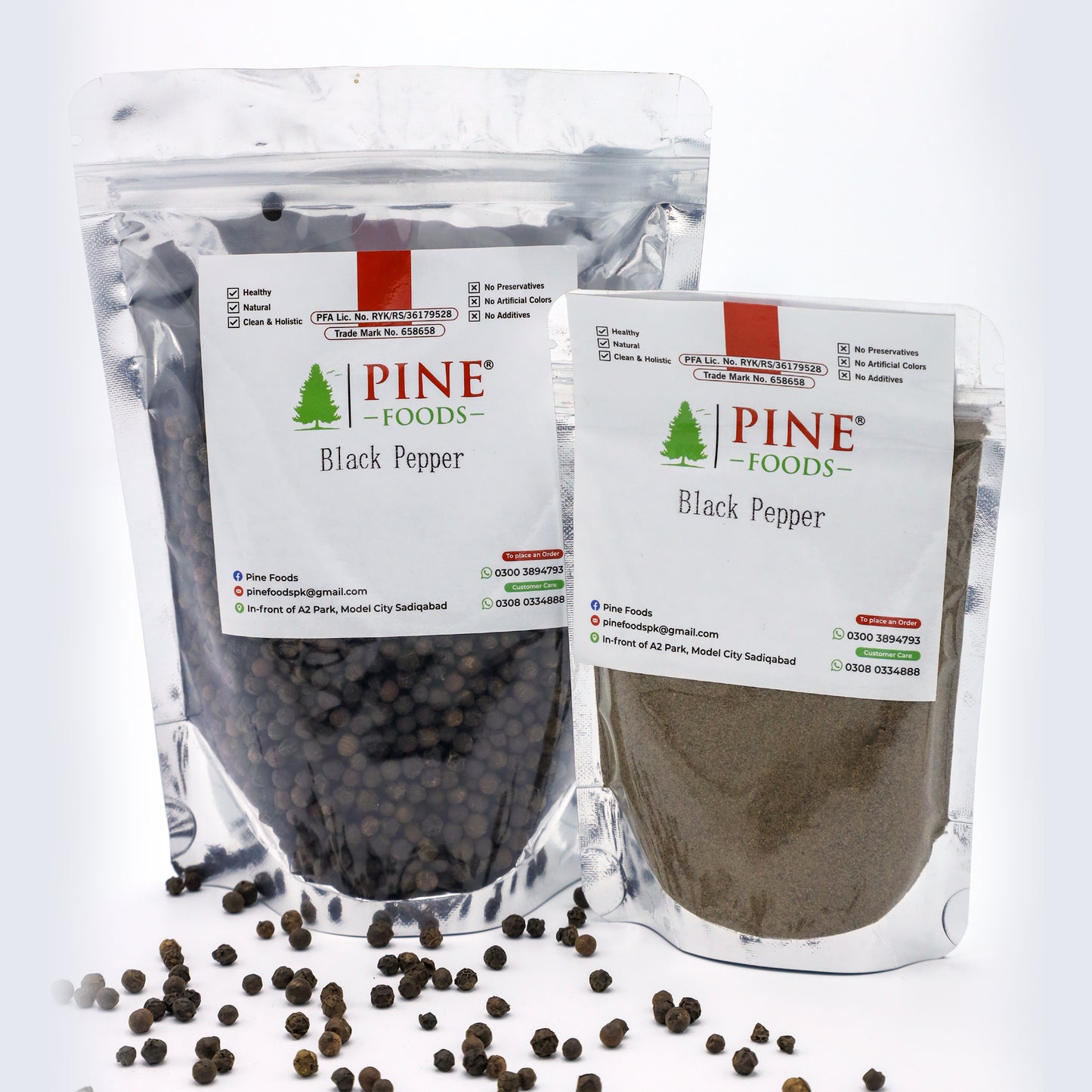 Pine Black Pepper|Kali Mirch (کالی مرچ)Bold Aroma & Pure Taste