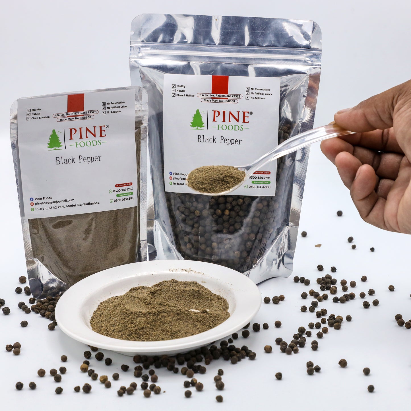 Pine Black Pepper|Kali Mirch (کالی مرچ)Bold Aroma & Pure Taste