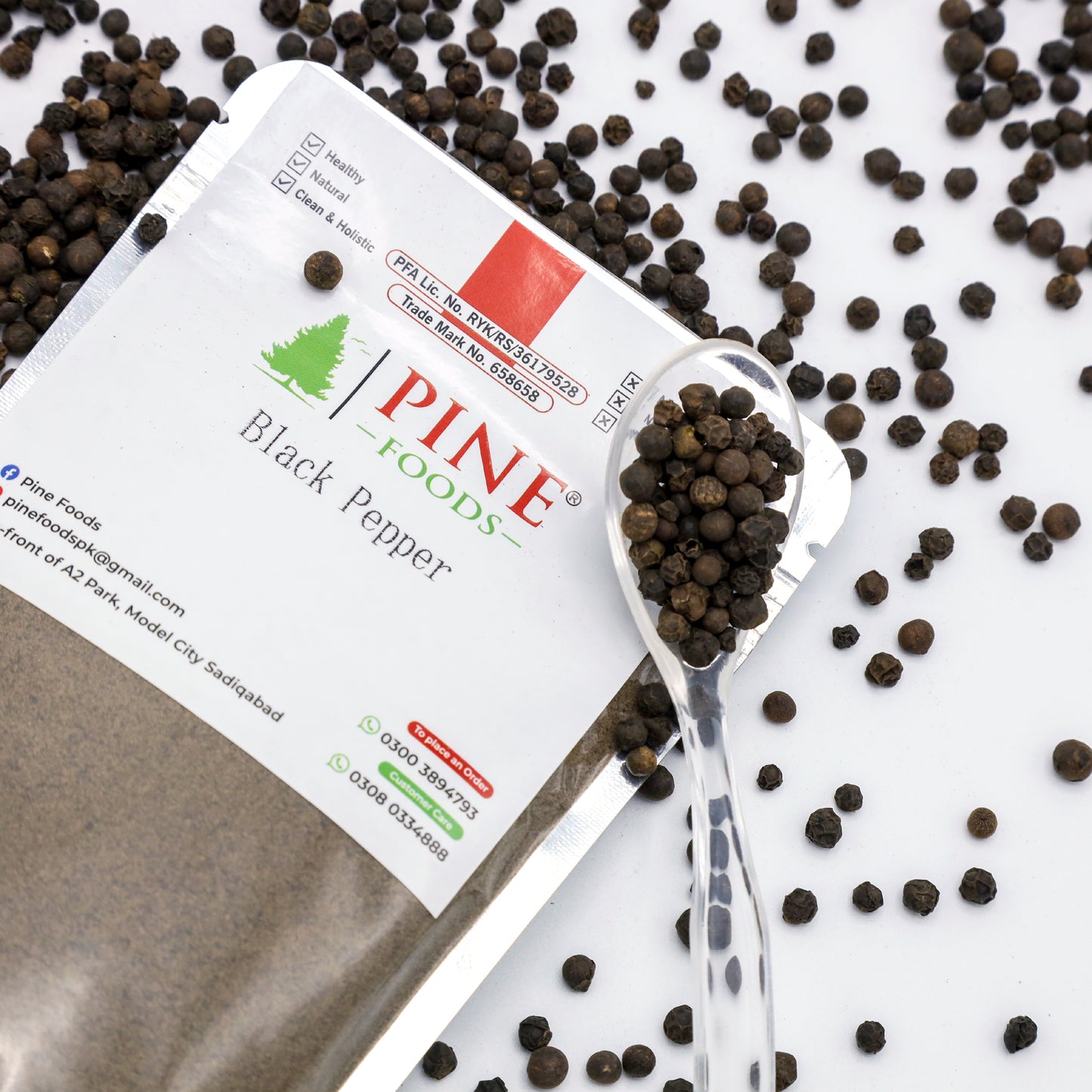 Pine Black Pepper|Kali Mirch (کالی مرچ)Bold Aroma & Pure Taste