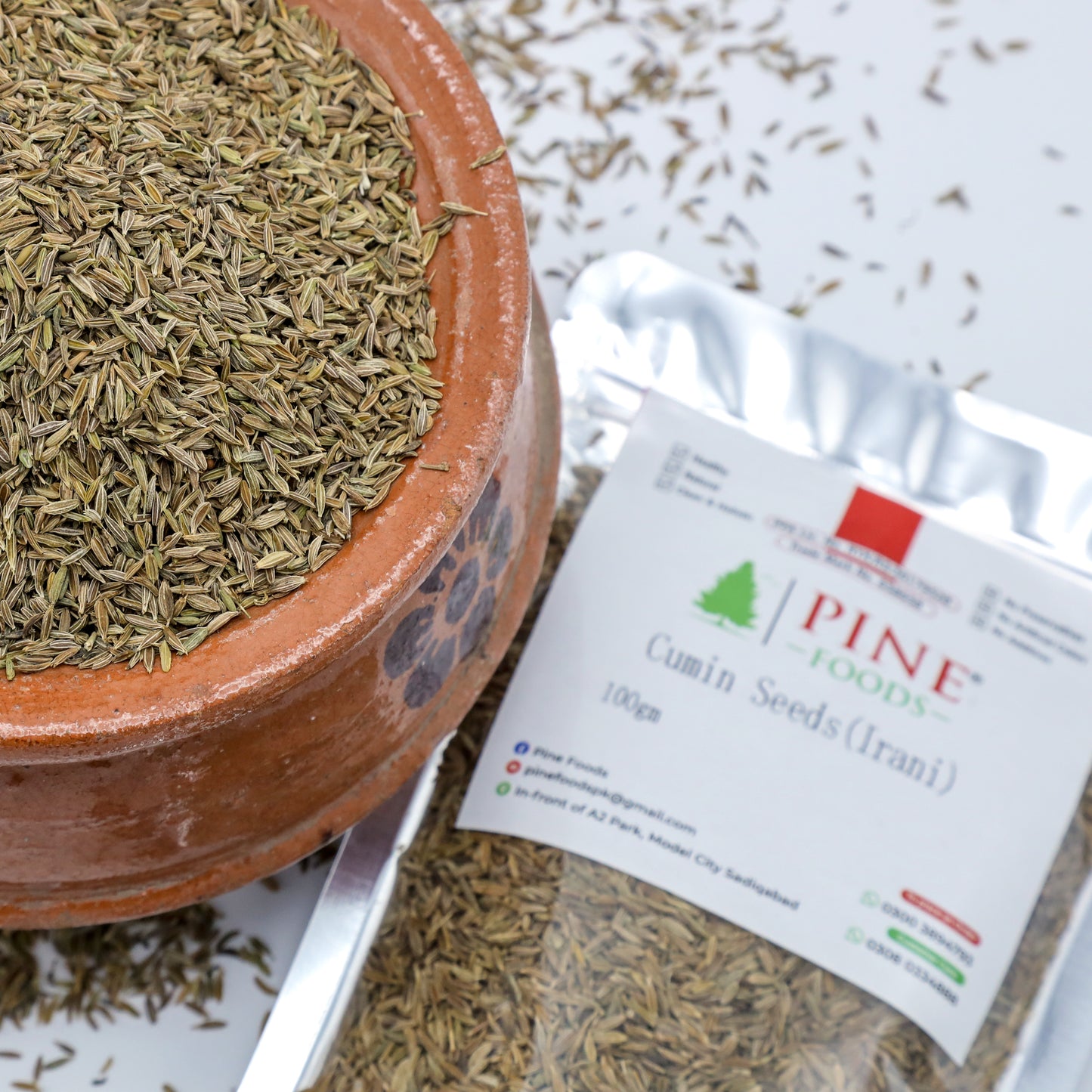 Pine White Cumin Seeds (Irani Zeera | ایرانی زیرہ) Strong Aroma