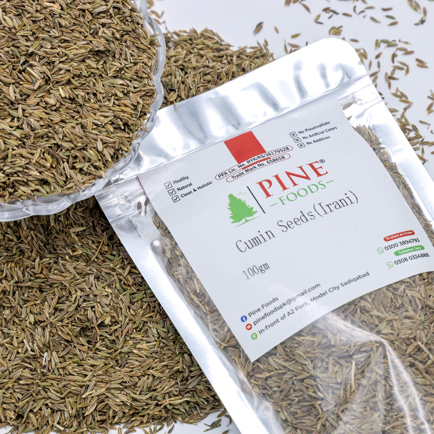 Pine White Cumin Seeds (Irani Zeera | ایرانی زیرہ) Strong Aroma