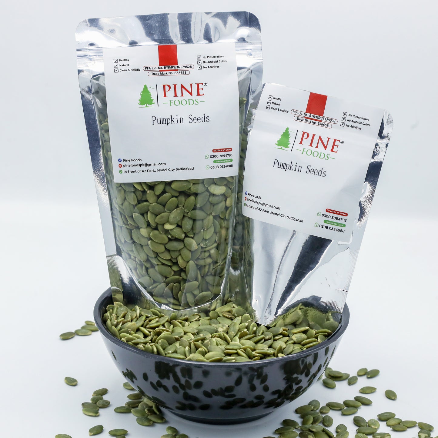 Pine Pumpkin Seeds |Green|Nutrient-Rich پمپکن سیڈز (بغیر چھلکا)
