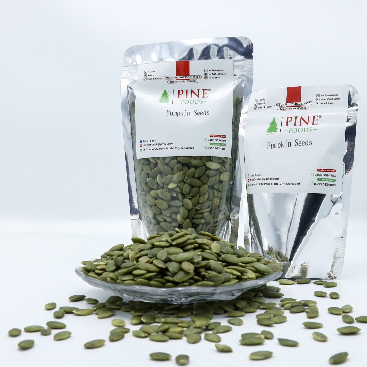 Pine Pumpkin Seeds |Green|Nutrient-Rich پمپکن سیڈز (بغیر چھلکا)
