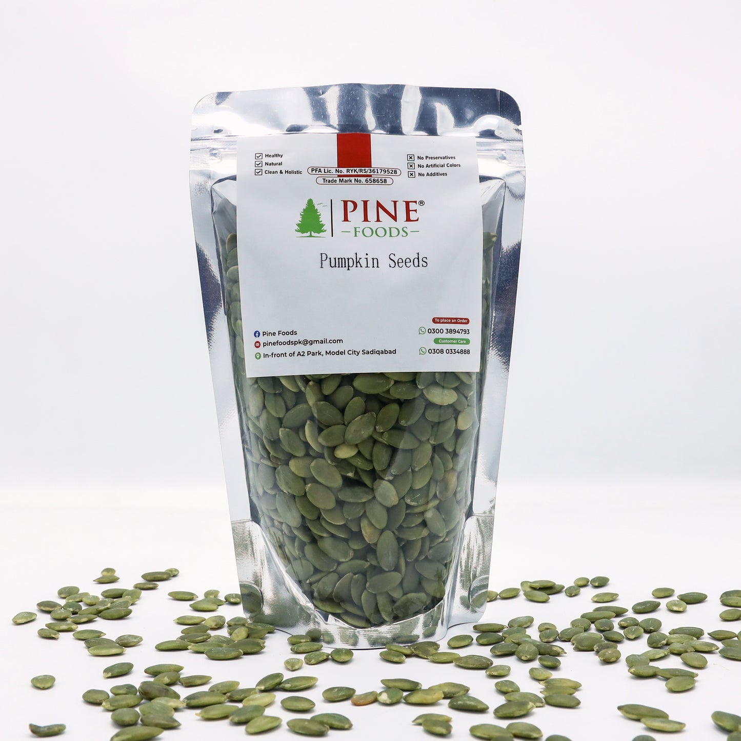 Pine Pumpkin Seeds |Green|Nutrient-Rich پمپکن سیڈز (بغیر چھلکا)
