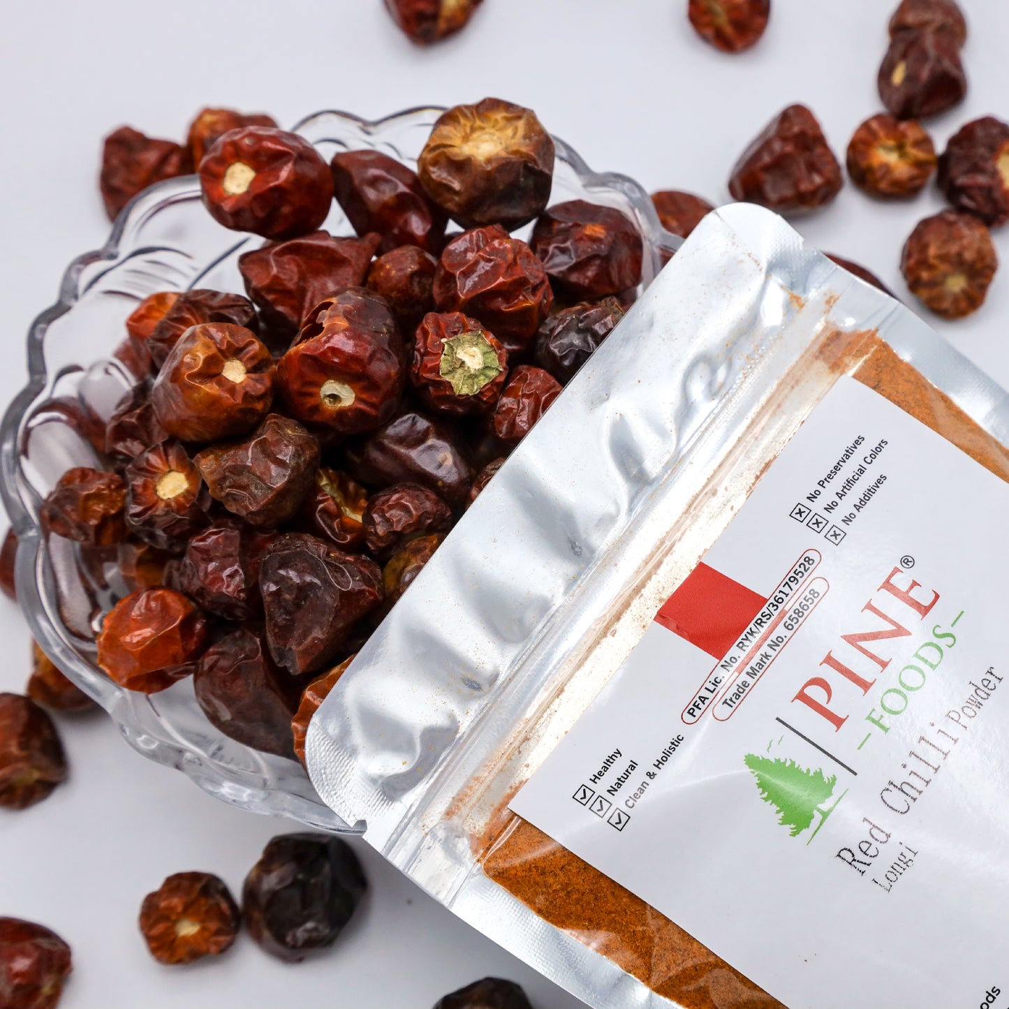 Pine Red Chilli Longi | سرخ مرچ لونگی|Stemless & Moderately Hot