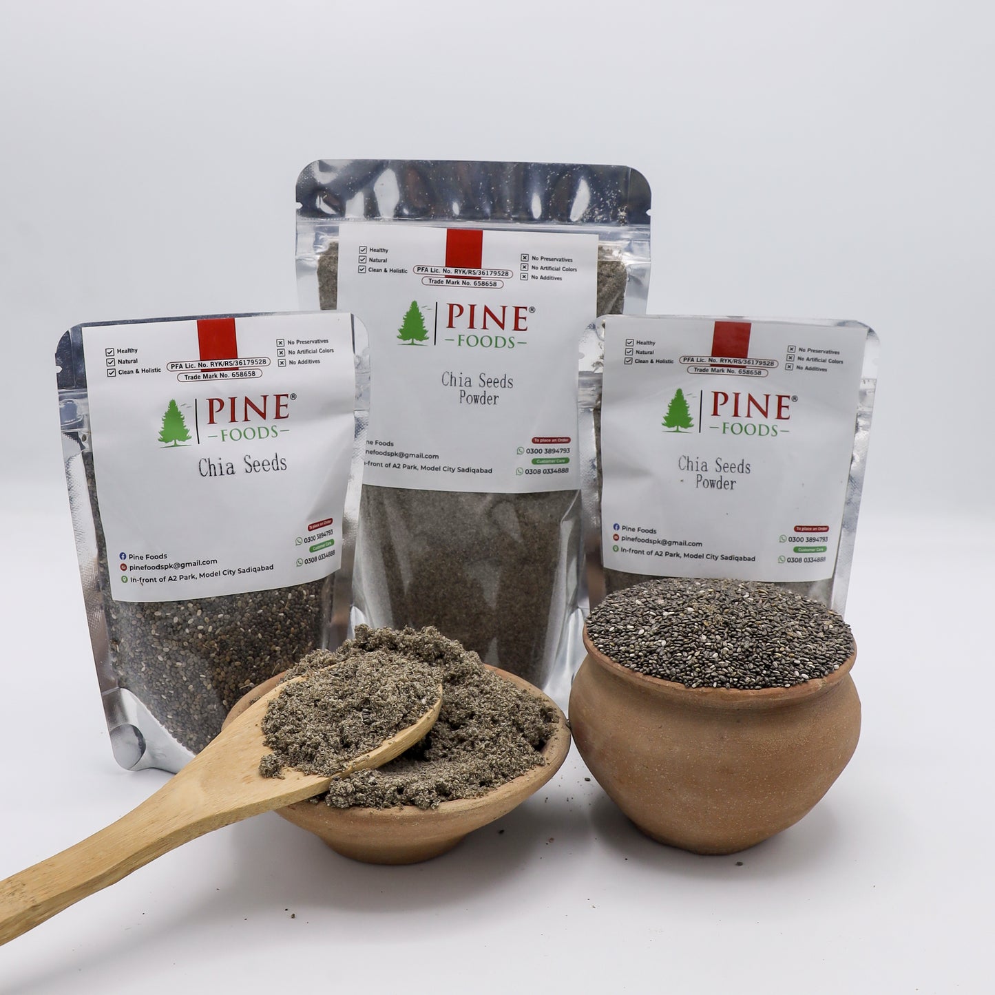 Pine Chia Seeds (چیا سیڈ)Energy,Digestion & Weight Support