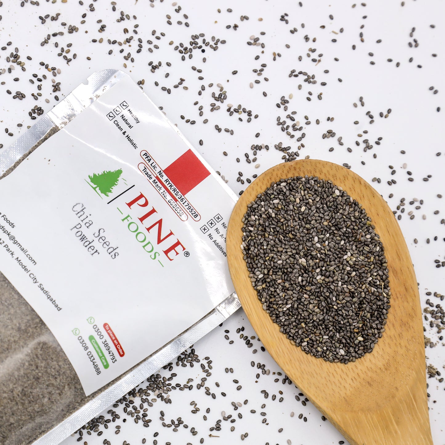 Pine Chia Seeds (چیا سیڈ)Energy,Digestion & Weight Support