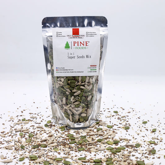 Pine Super Seeds Mix | 5 in 1| Daily Nutrition for Energy, Weight & Skin