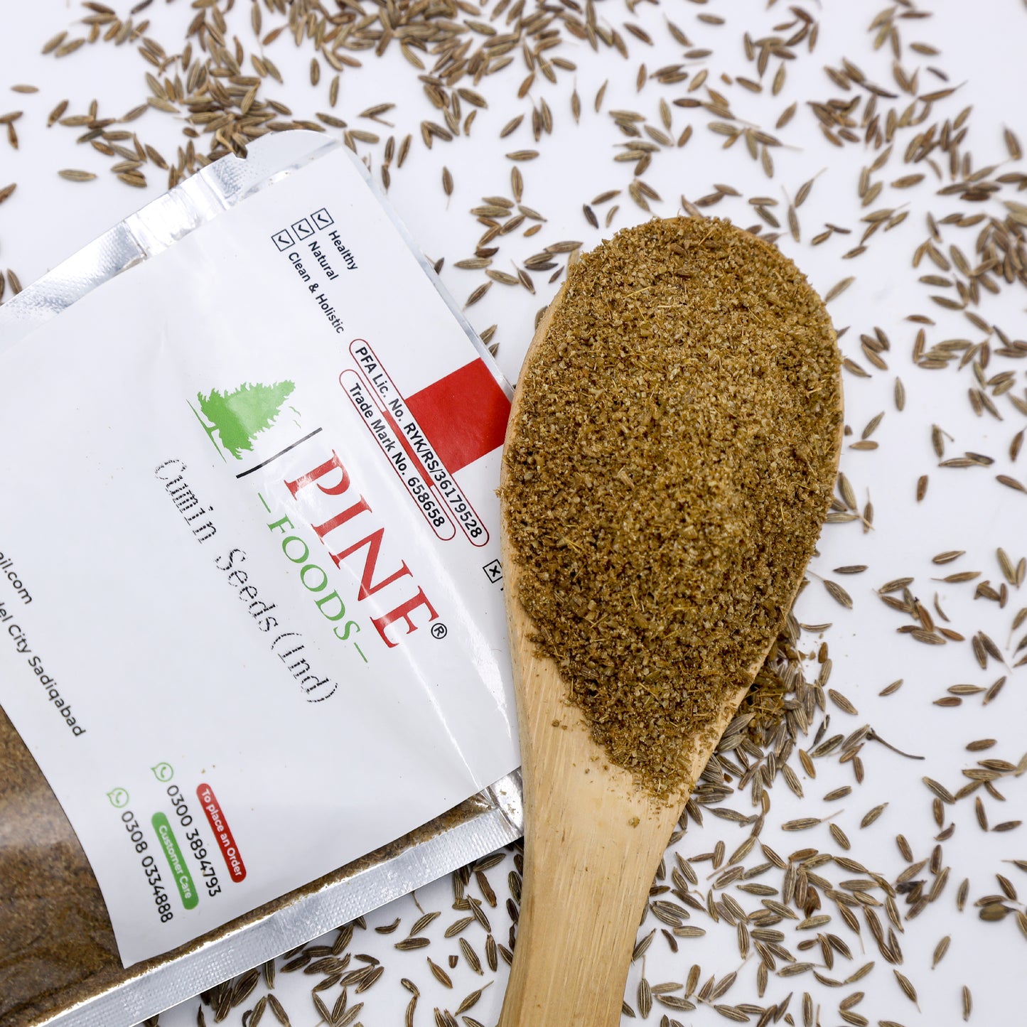 Pine White Cumin Seeds (Indian Zeera | انڈین زیرہ)