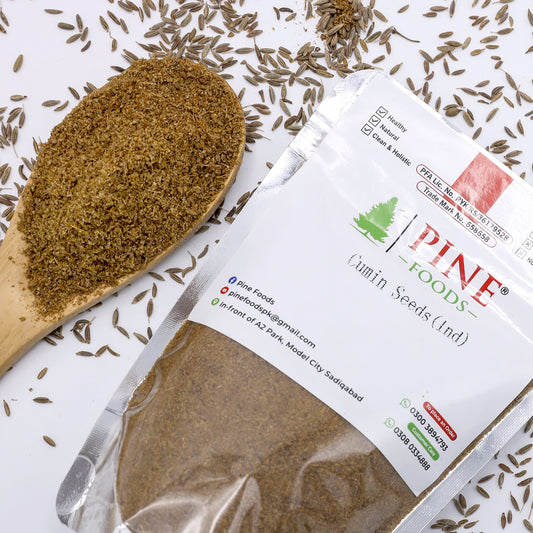 Pine White Cumin Seeds (Indian Zeera | انڈین زیرہ)