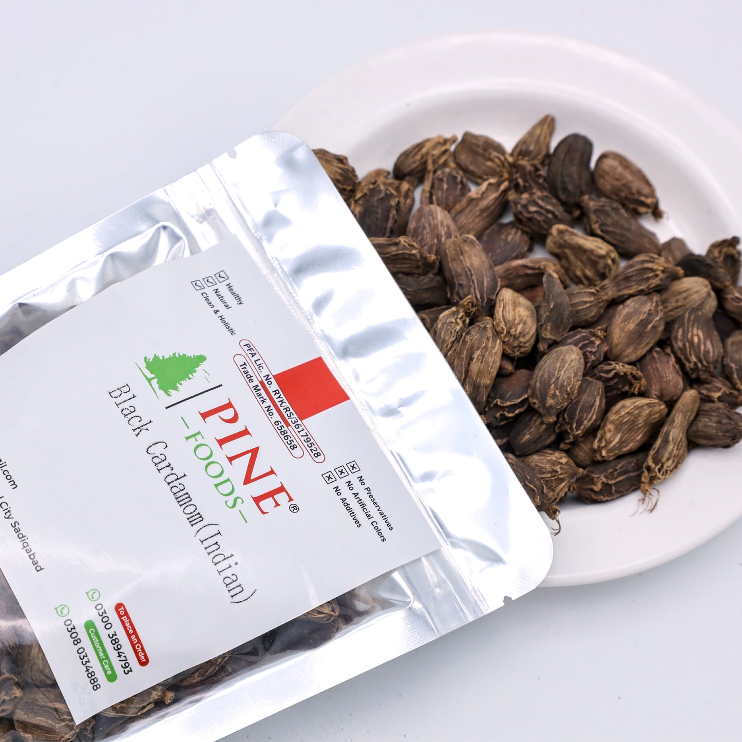 Pine Black Cardamom Indian|Badi Elaichi|بڑی الائچی انڈین|Strong Aroma