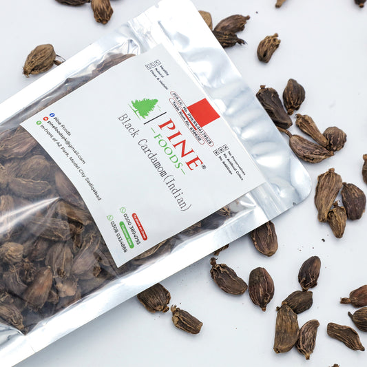 Pine Black Cardamom Indian|Badi Elaichi|بڑی الائچی انڈین|Strong Aroma