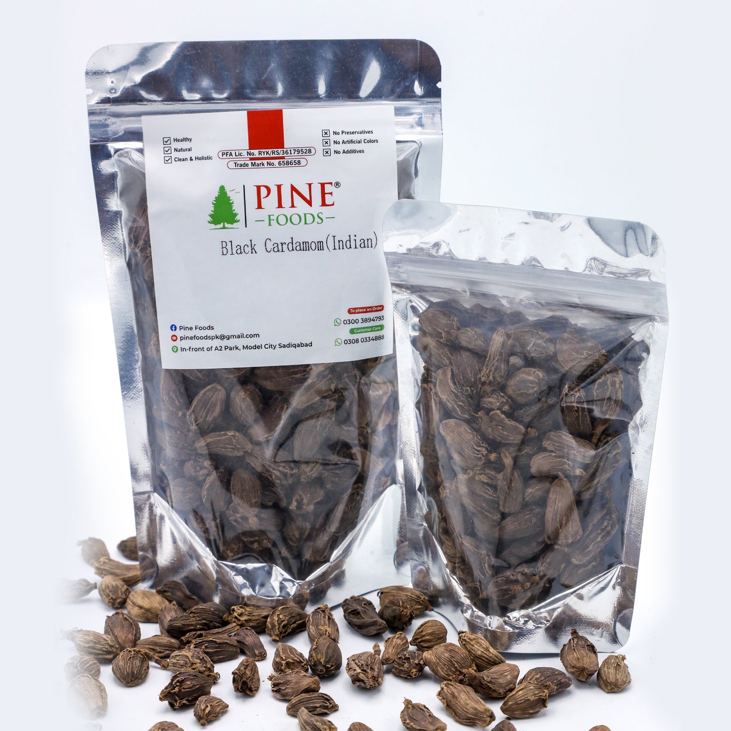 Pine Black Cardamom Indian|Badi Elaichi|بڑی الائچی انڈین|Strong Aroma