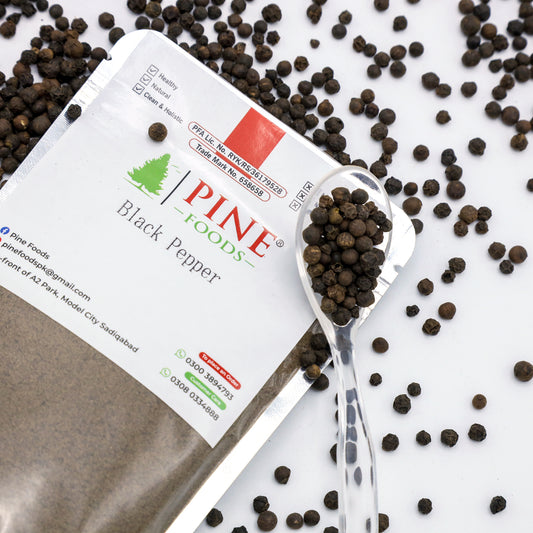 Pine Black Pepper|Kali Mirch (کالی مرچ)Bold Aroma & Pure Taste