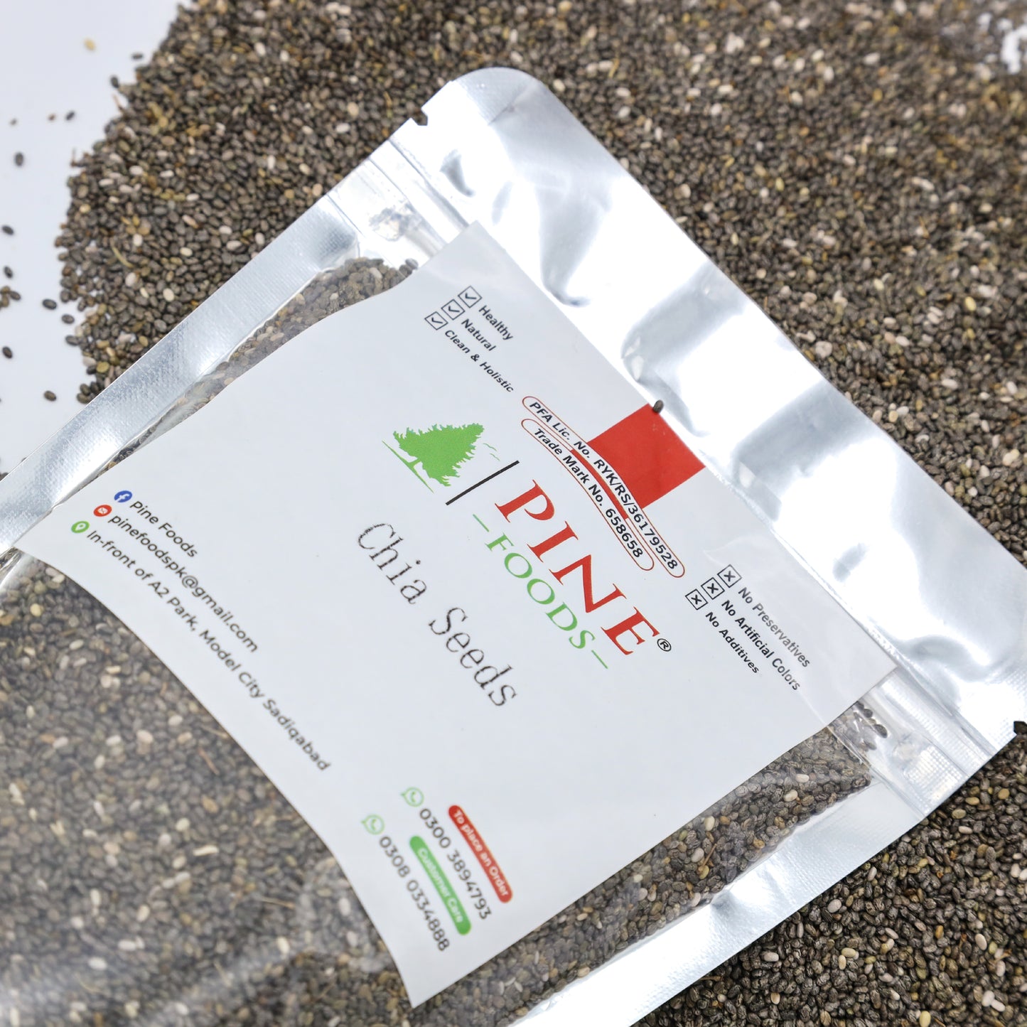 Pine Chia Seeds (چیا سیڈ)Energy,Digestion & Weight Support