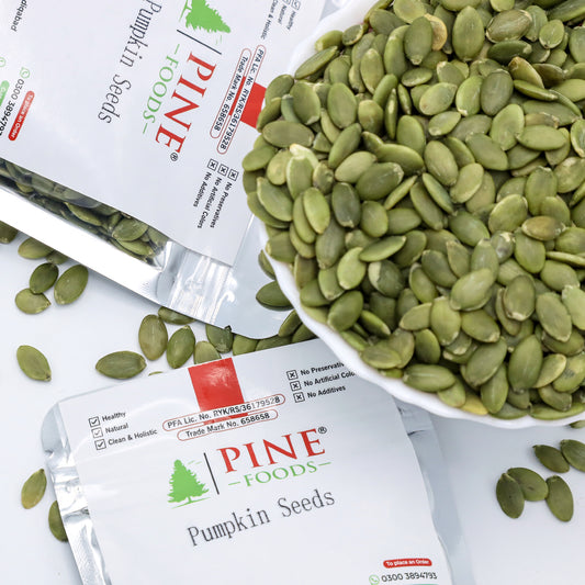 Pine Pumpkin Seeds |Green|Nutrient-Rich  پمپکن سیڈز (بغیر چھلکا)